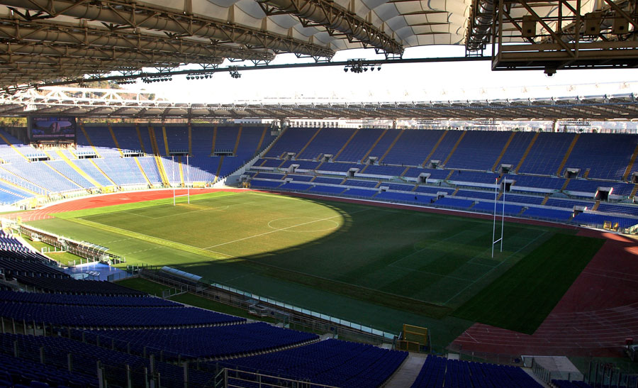 ОЛИМПИКО КАКВОГ НЕ ЗНАТЕ: Стадион у Риму с рагби стативама. 